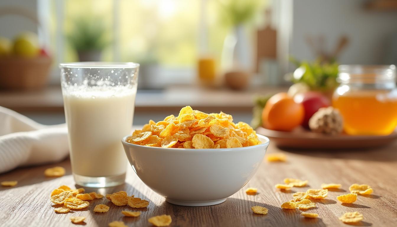 découvrez combien de calories contient un bol de corn flakes, ainsi que des informations nutritionnelles pour mieux adapter votre petit-déjeuner à vos besoins.