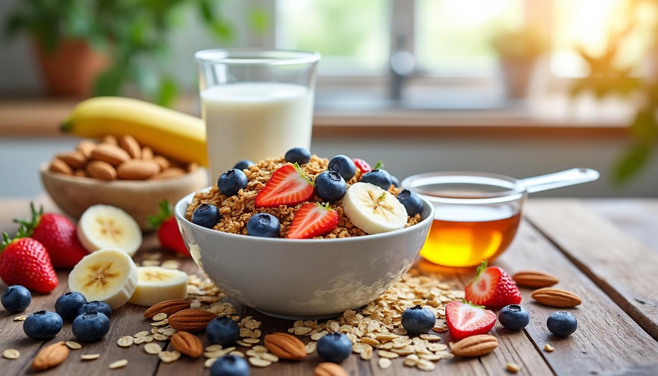 découvrez les calories et la composition nutritionnelle du granola : ingrédients, apports en fibres, protéines, lipides et sucres pour mieux choisir votre petit-déjeuner.