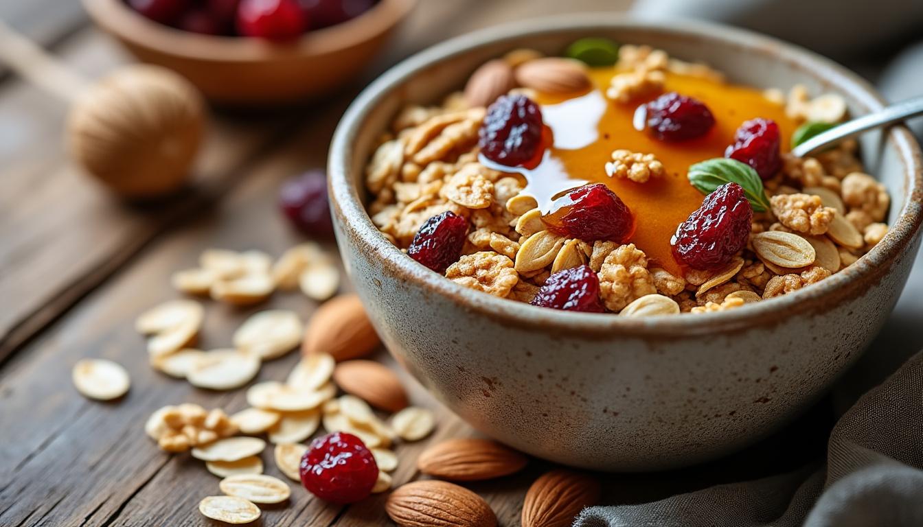découvrez la valeur calorique du muesli pour 100 g, ses principaux ingrédients et astuces pour l'intégrer dans une alimentation équilibrée. idéal pour adapter votre petit-déjeuner à vos besoins nutritionnels.