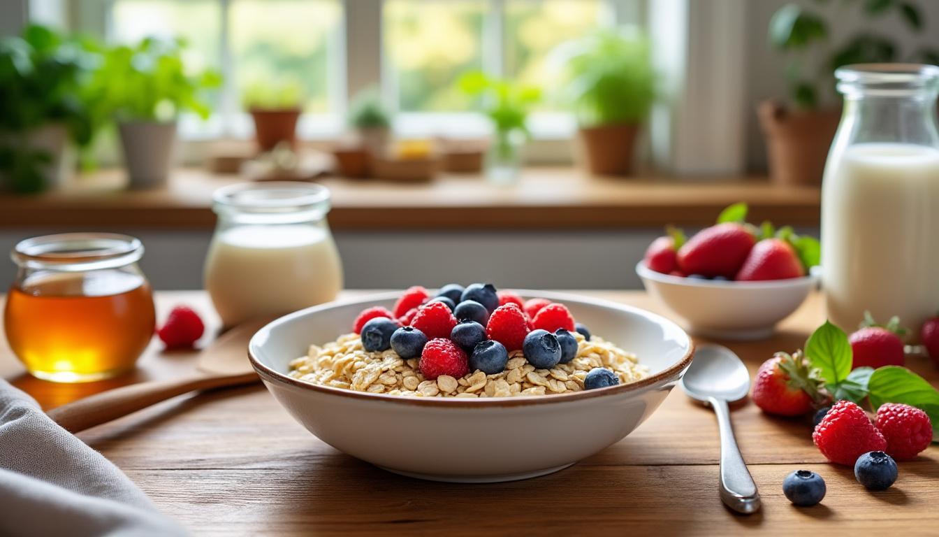 découvrez comment préparer des flocons d’avoine pour un petit déjeuner sain, équilibré et gourmand. des astuces simples pour profiter d’un repas savoureux et énergétique dès le matin.