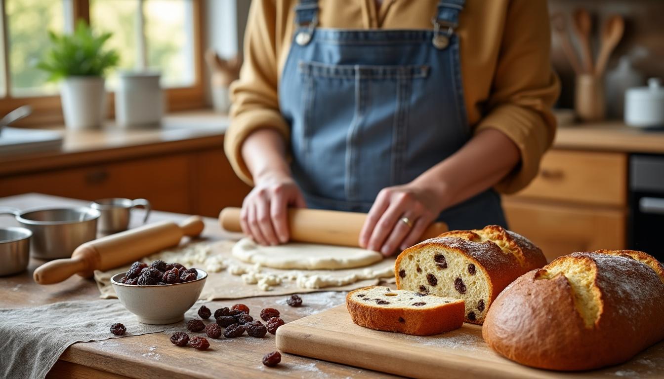 découvrez comment préparer facilement un délicieux pain aux raisins maison grâce à notre recette simple et accessible. savourez une pâtisserie moelleuse et gourmande, parfaite pour vos petits-déjeuners ou goûters.