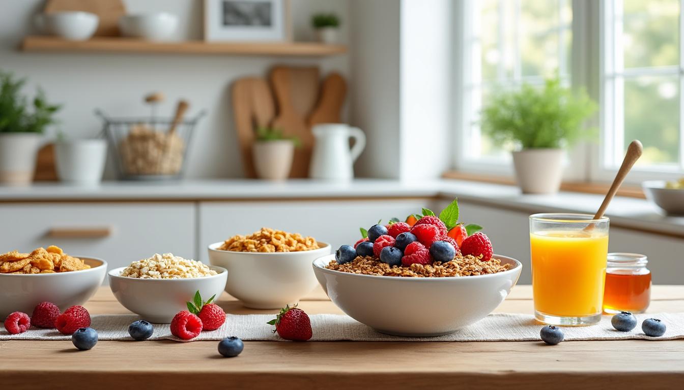 découvrez quelles céréales choisir pour un petit déjeuner sain et équilibré : conseils nutrition, bienfaits et astuces pour bien commencer la journée.