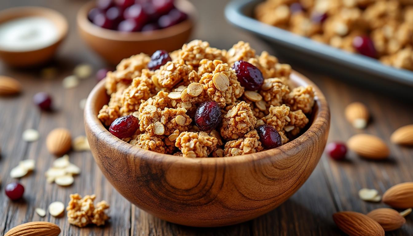 découvrez nos astuces pour réussir facilement un granola maison croustillant, savoureux et sain. suivez la recette pas à pas et régalez-vous au petit-déjeuner ou en collation !