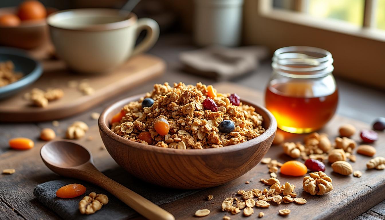 découvrez nos astuces simples et efficaces pour réussir un granola maison croustillant, savoureux et sain. recette facile, conseils de cuisson et idées personnalisées pour un petit-déjeuner gourmand.