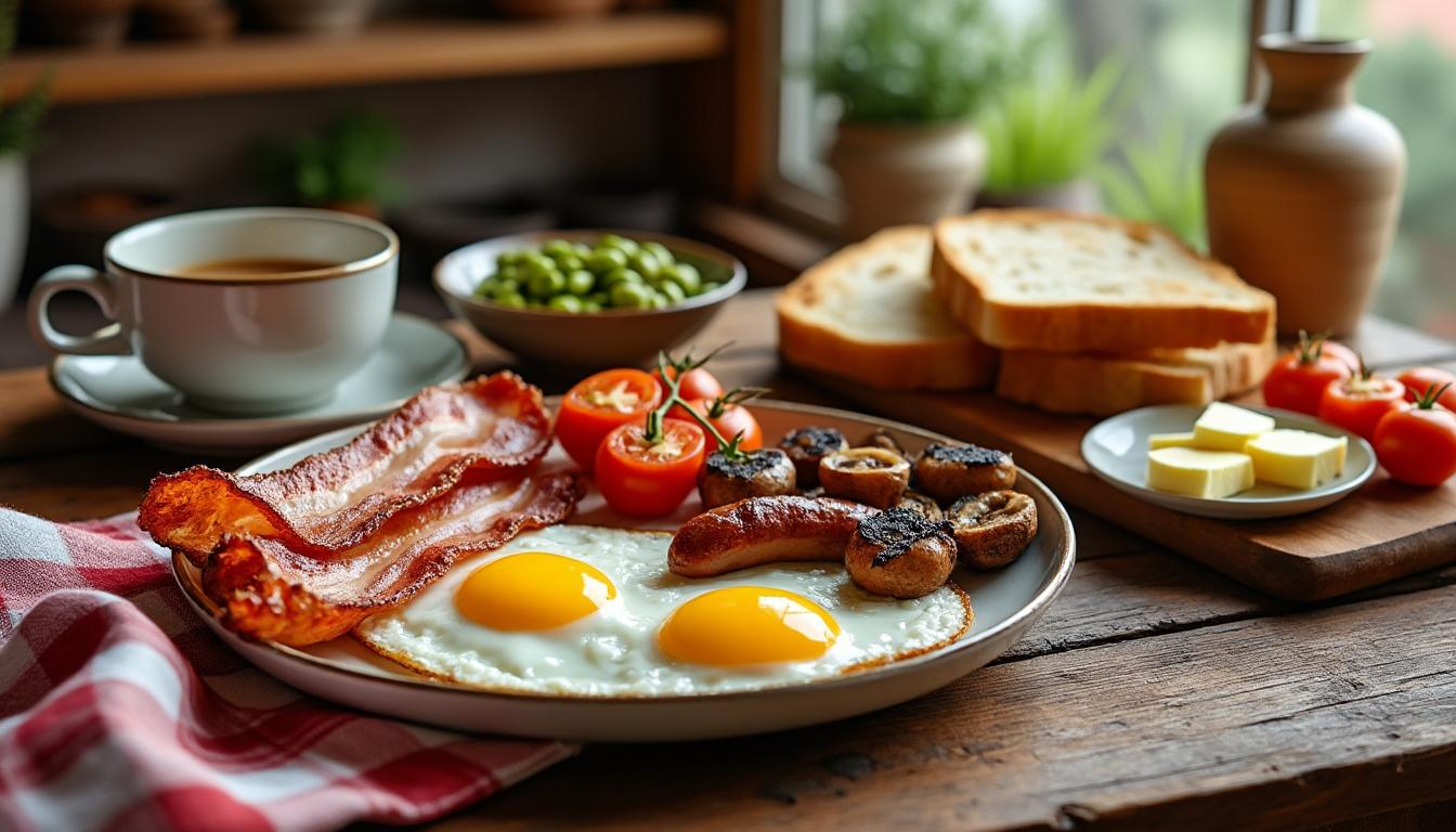 découvrez comment préparer un petit-déjeuner anglais traditionnel avec notre guide étape par étape. apprenez les astuces pour réussir ce repas complet et savoureux dès le matin.