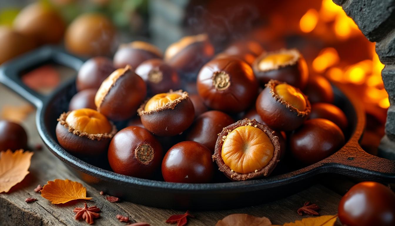 découvrez comment préparer des châtaignes au four facilement pour obtenir des saveurs douces et une texture croustillante à chaque bouchée.