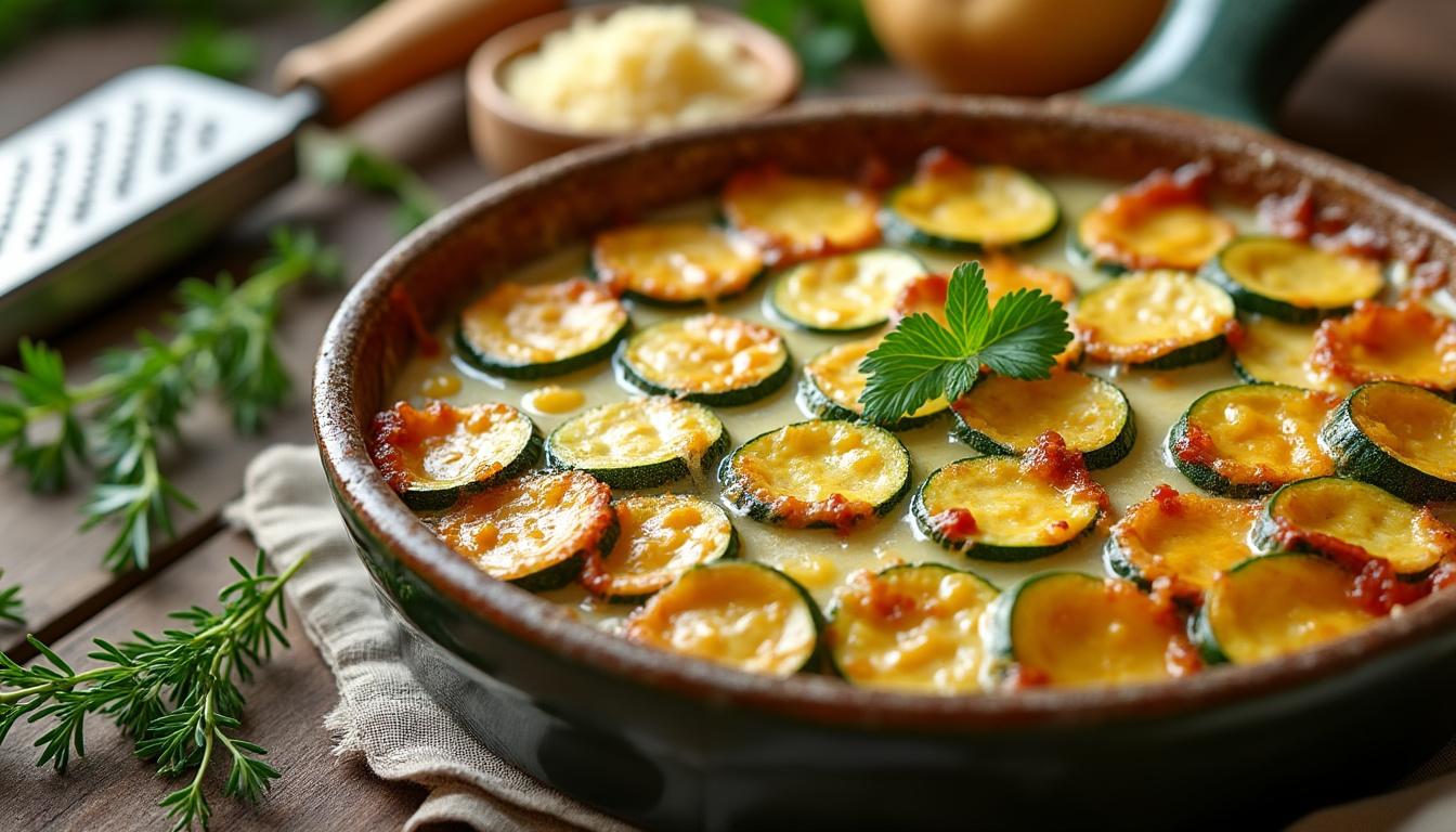 découvrez nos astuces pour réussir un gratin de courgettes au four fondant et savoureux. recette simple et gourmande à partager en toute saison.
