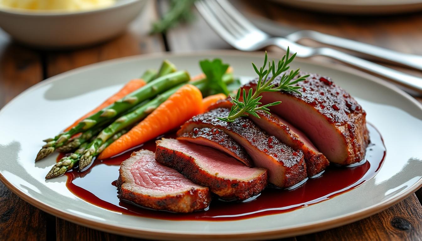 découvrez les meilleures garnitures pour sublimer votre magret de canard et transformer ce plat raffiné en un véritable délice culinaire.