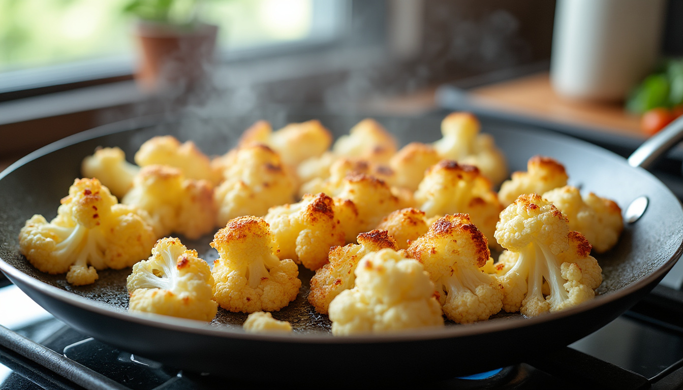 découvrez comment cuire le chou-fleur à la poêle rapidement pour obtenir un plat savoureux et croquant, idéal pour un repas sain et gourmand.