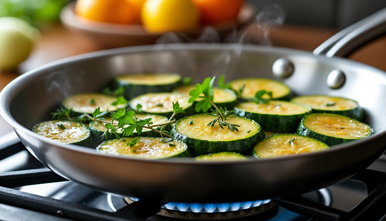 découvrez nos astuces pour préparer des courgettes à la poêle fondantes et savoureuses, idéales pour sublimer vos plats d'été avec simplicité et goût.