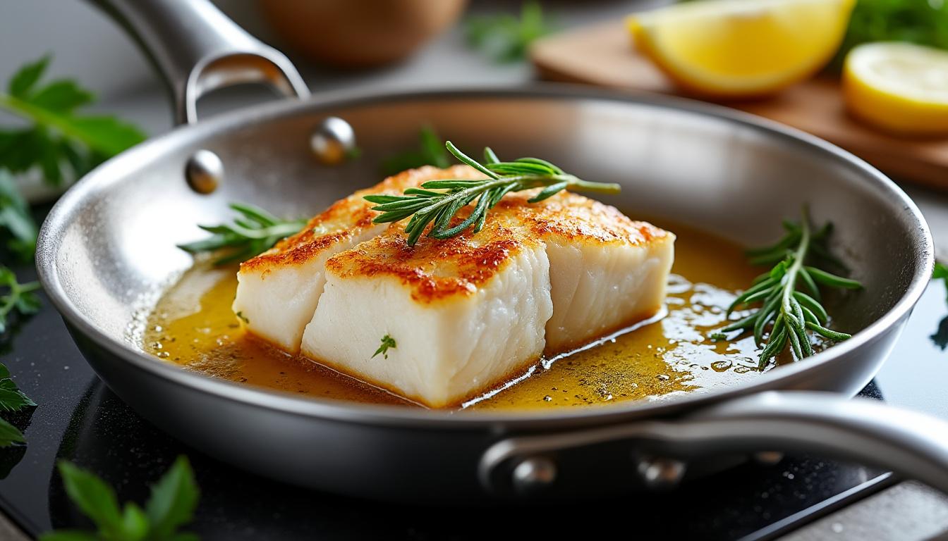 découvrez nos astuces incontournables pour cuire parfaitement votre dos de cabillaud à la poêle, pour un plat savoureux et fondant à chaque fois.