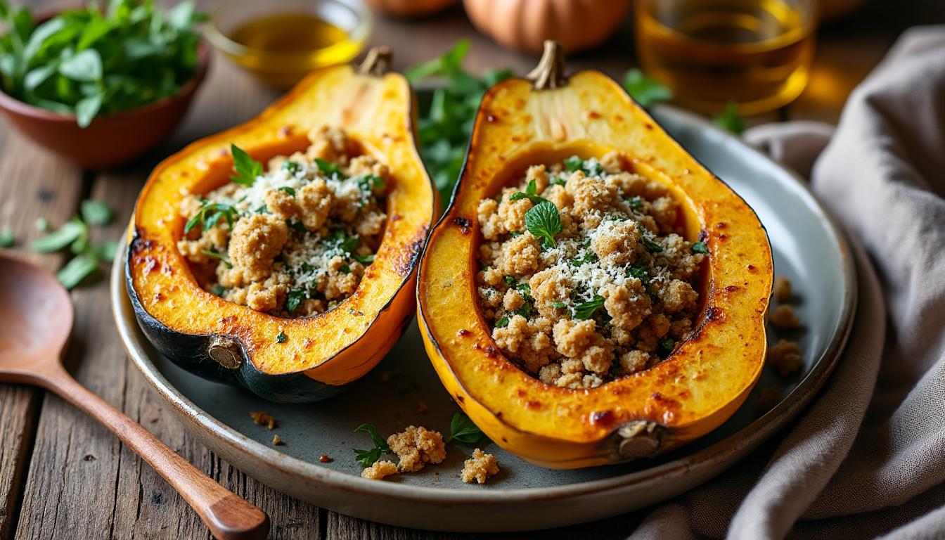 découvrez comment préparer un potimarron farci au four délicieux avec nos astuces simples pour un plat savoureux et réconfortant, parfait pour vos repas automnaux.