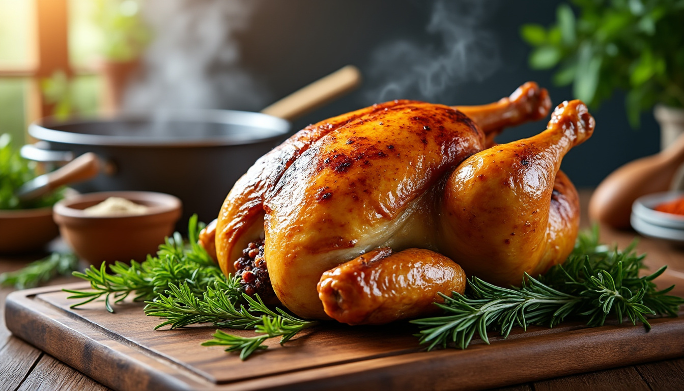 découvrez nos astuces faciles pour réussir un poulet au four à la peau parfaitement croustillante et savoureuse, idéal pour un repas gourmand et réussi.