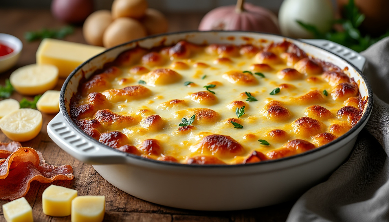 découvrez nos astuces pour réussir une tartiflette au four parfaitement fondante et savoureuse à chaque fois.