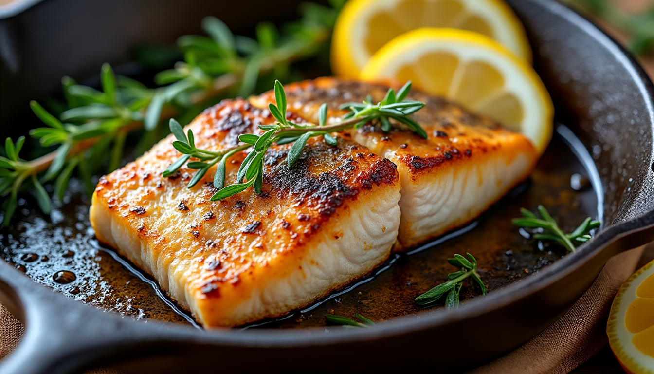 découvrez comment préparer un black bass à la poêle avec une recette simple pour obtenir un filet croustillant et savoureux, parfait pour un repas gourmand et facile.