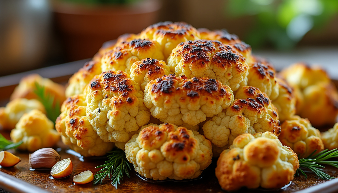 découvrez l'astuce simple pour préparer un chou-fleur au four croustillant et savoureux, parfait pour un repas gourmand et facile à réaliser.