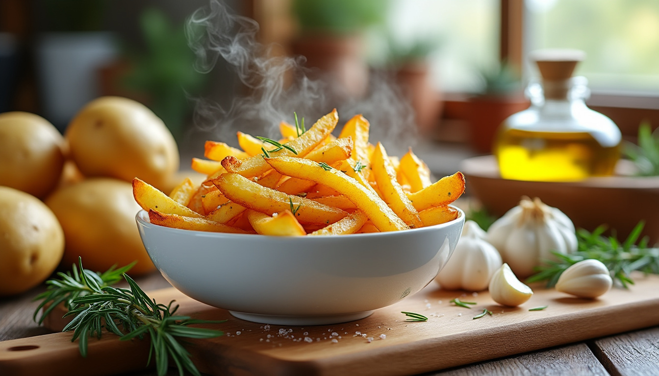 découvrez comment préparer des frites au four maison croustillantes et savoureuses sans utiliser de friture, grâce à une astuce simple et rapide.