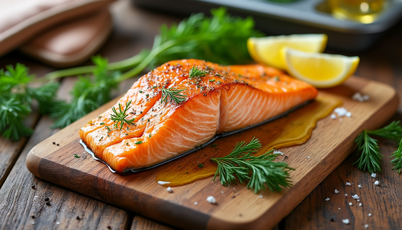 découvrez nos astuces pour réussir la cuisson de votre pavé de saumon au four, afin d'obtenir une texture tendre et une saveur délicieuse à chaque fois.