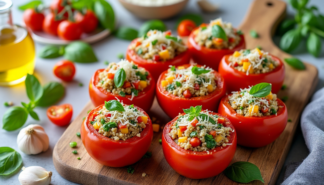 découvrez nos astuces pour réussir des tomates farcies au four savoureuses et légères, parfaites pour un repas équilibré et gourmand.