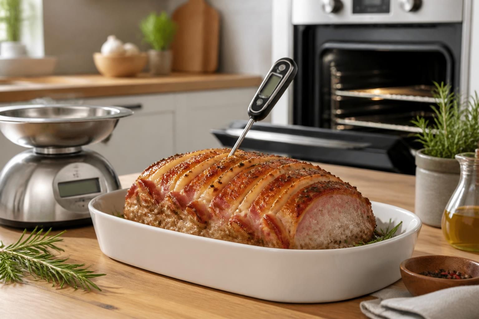 découvrez comment cuire parfaitement votre rôti de porc orloff au four en fonction de son poids grâce à notre guide des temps de cuisson précis et faciles à suivre.