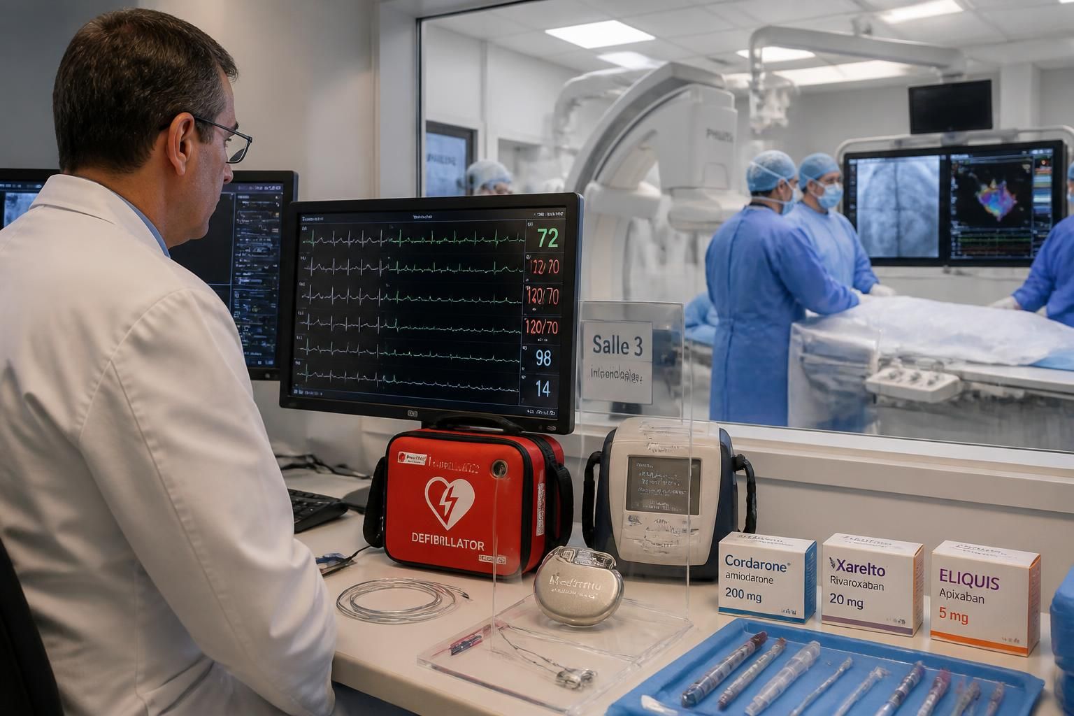 découvrez les différentes méthodes médicales et interventions possibles pour le traitement de l'arythmie cardiaque, afin de mieux comprendre cette condition et les options disponibles.