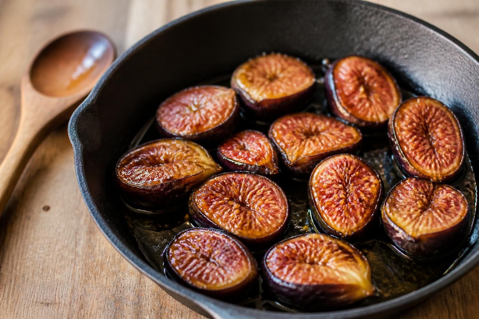 découvrez notre recette facile de figues rôties à la poêle au miel, un dessert savoureux et rapide à préparer pour régaler vos papilles.