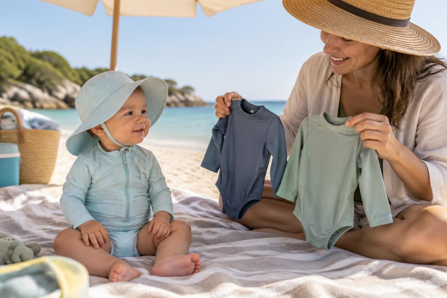 découvrez comment choisir un maillot de bain pour bébé adapté : protection uv, confort, taille et matières pour profiter du soleil en toute sécurité.