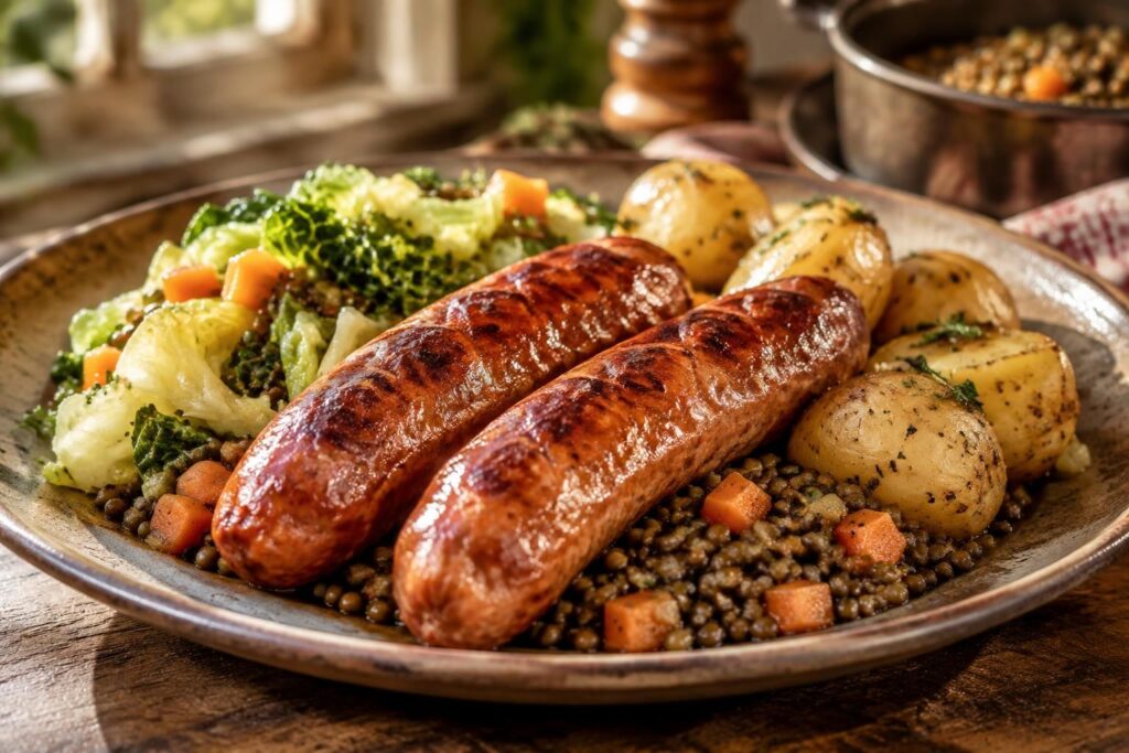 découvrez quels légumes servir avec des saucisses de montbéliard pour composer un plat savoureux, équilibré et facile à préparer.